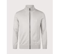 BOSS Mens Kanozip Track Top - Colour: 070 Open Grey - Size: Large