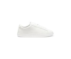 BOSS Mens Kieran Tenn Leather Trainers with Rubber Sole Size 10