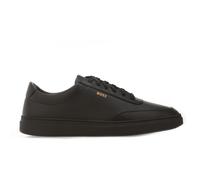 Boss Mens Kieran Tennis Trainers in Black Leather - Size UK 11