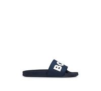 BOSS Mens Kirk Slid Rubber slides with raised logo detail Size 12