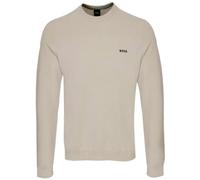 BOSS Men's Knitted Sweater, Dark Beige 257, L