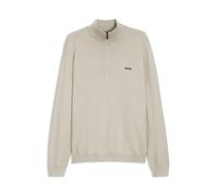BOSS Men's Knitted Sweater, Light Beige 272, L