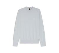 BOSS Men's Knitted Sweater, Light/Pastel Grey 053, XXL