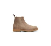 BOSS Mens Kope Cheb Suede Chelsea boots with elasticated panels Size 7