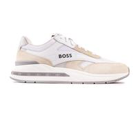 Boss Mens Kurt Runn Trainers - White Nylon - Size UK 12