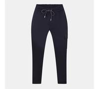 Boss Mens Lamont Solid Patterned Straight Joggers in Dark Blue - Size Large