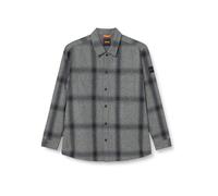 BOSS Men's Locky_2_m Shirt, Open Grey, XXL