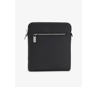 Boss Mens Logo-Debossed Leather Cross-Body Bag 001 1 Size