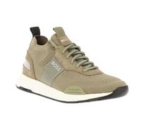 Boss Mens Logo Knitted Trainers6 UK Green GT16770