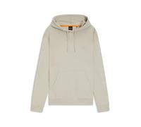 BOSS Mens Logo Patch Hoodie Light Beige XXL
