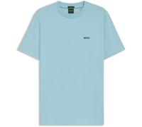 Boss Mens Logo T-Shirt, Design in Pastl Blue 455 - Size Small