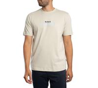 Logo Tape Graphic T-Shirt Light Beige L