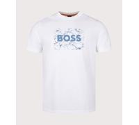 BOSS Mens Logospace T-Shirt - Colour: 100 White - Size: Large Large