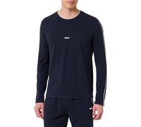 BOSS Men's Long Sleeve Pyjamas, Dark Blue, S