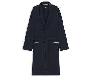 BOSS Men's Loungewear Homewear House Coat Dressing Gown Robe BM, dark blue, L