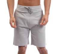 Boss Mens Loungewear Tracksuit Shorts in Grey Cotton - Size Large