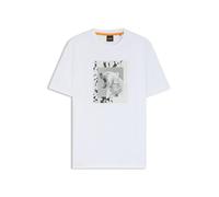 BOSS Mens Lupo T-Shirt Short Sleeve Cotton White M
