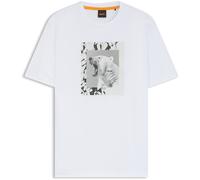 Boss Mens Lupo T-shirt Short Sleeve Regular Fit Round Neck Cotton