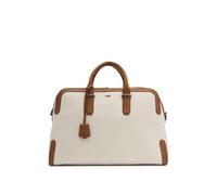 BOSS Mens Madison-B1 CV Canvas Holdall with Leather Trims Size One Size