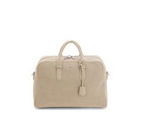 BOSS Mens Madison-B1 SP Perforated-Suede Holdall with Metallic Logo Lettering Size One Size