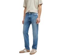 BOSS Mens Maine BC-L-C Blue Regular-fit Jeans in Heavyweight Denim