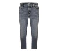 Boss Mens Maine Denim Mid Rise Slim Jeans - Dark Grey - 33R - Dark Grey - 98% Cotton/2% Elastane