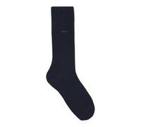 BOSS Regular-length socks in stretch cotton - Style Marc RS Uni CC, 50469843 Dark Blue 9-11