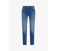 Boss Mens Medium Blue Slim-fit Straight-leg Stretch-denim Jeans 30/32