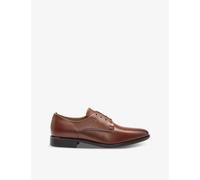 Boss Mens Medium Brown Lace-up Leather Derby Shoes Eur 42 / 8 Uk Men