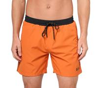 BOSS Men's Medium Length Solid Swim Trunk, Papaya Orange, XXL