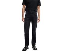 Boss Mens Mid Rise Slim Fit Five Pocket Jeans in Charcoal - Black - Size 36W/30L