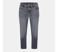 Boss Mens Mid Rise Slim Fit Five Pocket Jeans in Dark Grey - Size 38W/32L