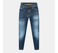 Boss Mens Mid Rise Slim Fit Five Pocket Jeans in Med Blue - Size 31W/34L