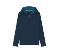 BOSS Mens Mix And Match Full Zip Hoodie Long Sleeve Cotton Open Blue 480 M