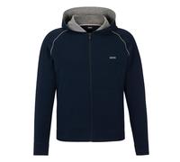 BOSS Mens Match Zip Hoodie Dark Blue XXL
