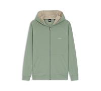 BOSS Mens Mix&Match Jacket H Zip-up hoodie in stretch cotton with embroidered logo