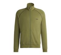 BOSS Mens Mix&Match Jacket Z Logo-embroidered regular-fit jacket in stretch-cotton jersey