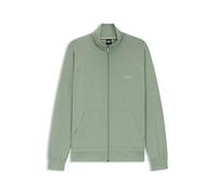 BOSS Mens Mix&Match Jacket Z Logo-Embroidered Regular-fit Jacket in Stretch-Cotton Jersey