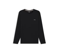 Hugo Boss T-Shirt Mix & Match LS-Shirt R – embroidered logo, stretch cotton – Black XXL