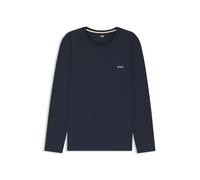 BOSS Mens Mix&Match LS-Shirt R Embroidered-logo T-shirt in stretch cotton