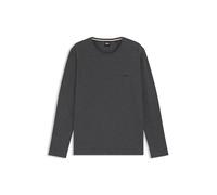 BOSS Mens Mix&Match LS-Shirt R Long-Sleeved T-Shirt in Stretch Cotton with Embroidered Logo