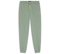 BOSS Mens Mix&Match Pants Logo-Embroidered Tracksuit Bottoms in Stretch-Cotton Jersey