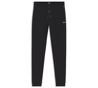 BOSS Mens Mix&Match Pants Embroidered-Logo Tracksuit Bottoms in Stretch Cotton Black