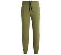 BOSS Mens Mix&Match Pants Logo-Embroidered Tracksuit Bottoms in Stretch-Cotton Jersey