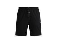 BOSS Mens Mix&Match Short CW Embroidered-Logo Shorts in Stretch Cotton