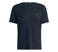 Men's BOSS Orange Mix&Match Mens Stretch-Cotton Loungewear T-Shirt with Embroidered Logo - Navy - Size: 38/Regular