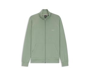 BOSS Mens MixMatch Full Zipped Fleece Jacket Long Sleeve