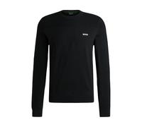 Boss Mens Momentum-X Sweatshirt - Black - S - Black - 48% Polyester/39% Virgin Wool/11% Polyamide/2% Elastane