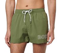 BOSS Mens Mooneye Swim Shorts with Outline Logo Print