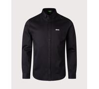 BOSS Wrinkle-resistant shirt in cotton jersey with natural stretch - Style ST_Motion L, 50555946 Black XL